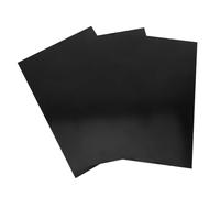 Homoyoyo Láminas de Negro Anodizado Resistentes Oxidación y Portátiles Paquete de 3 Unidades para Placas de Identificación y Tarjetas de Negocio en Escenarios Vip y Comerciales