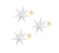 Homoyoyo Lámpara De 7 Puntas - Decoración Colgante Para Bodas y Celebraciones - 45 Cm De Color Ideal Para Fiestas Especiales