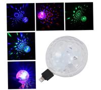 Homoyoyo Lámpara Estroboscópica Led De Escenario Usb, Luz De Fiesta De Discoteca Multicolor, Mini Bola De Luz Para Bar, Club y Eventos, Energía Usb, Tamaño Compacto