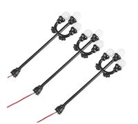 Homoyoyo Lámpara Retro para Bricolaje Mini Decorativa 3 Pcs Accesorios para Paisaje para Mesa de Arena Creativo