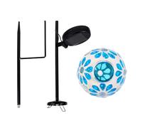 Homoyoyo Lámpara Solar para Césped Diseño de Mosaico, Luz de Inserción Suelo para Jardín Exterior, Luz Decorativa para Patio Resistente Intemperie, Color 9