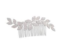 Homoyoyo Lateral Para Novia Con Diseño Elegante En Cristal y Diamantes De Imitación - Accesorio De Cabello Para Bodas y Ocasiones Especiales - Ideal Para Un Look Sofisticado