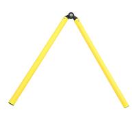 Homoyoyo Letrero de Entrenamiento de Fútbol Amarillo 1 Metro, Barra Deportiva Flexible de Plástico Reutilizable para Velocidad y Agilidad, Poste de Señalización para Entrenamiento al Aire