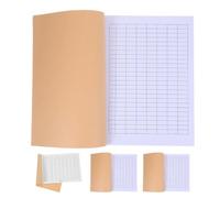 Homoyoyo Libro de Contabilidad Líneas de Cuadrícula para Gestión Financiera, 4 Unidades en Papel Blanco, Registro Detallado y Uso Versátil para Negocios Pequeños en Casa o Escuela