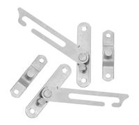 Homoyoyo Limitador de Apertura de Ventana Ajustable de Acero Inoxidable Juego 2 Piezas Izquierdo y Derecho Cierre de Seguridad para Ventanas Abatibles y Correderas Control Antiviento