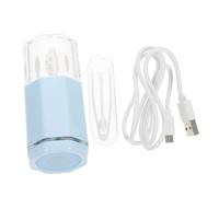 Homoyoyo Limpiador Automático de Lentes Eléctrico Portátil Compacto Lavador Rotatorio 6510 Azul Claro para Lentes de Contacto Uso Doméstico Viaje Oficina