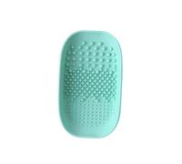Homoyoyo Limpiador de Maquillaje y Depurador de Brochas de Silicona Pequeño, Verde Claro, para Mujeres, Fácil de Usar en Limpieza de Brochas de Maquillaje