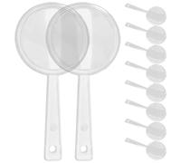 Homoyoyo Lupa para 40mm Transparente de Mano 20 Piezas, Juguete Educativo de Exploración para Lectura, Lente de Aumento Portátil para Pequeños y Personas Mayores