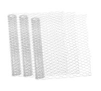 Homoyoyo Malla Hexagonal Galvanizada de Hierro 035X1 M 3 Láminas para Gallinero y Jardín Cerca de Malla Avícola Resistente y Ligera para Protección de Plantas y Animales