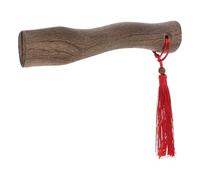 Homoyoyo Mango Corto de Repuesto para de Madera Carbonizada 26 CM Mango Ergonómico para Herramientas Manuales de Camping y Actividades al Aire Libre Cuña de Madera Incluida