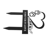 Homoyoyo Marcador Conmemorativo para Tumba de Perro Resistente al Agua con para Jardín y Patio Placa Decorativa para Mascotas Homenaje al Aire Fácil Instalación