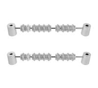 Homoyoyo Marcador de Puntuación para Futbolín de Mesa , 2 Barras de Cuentas Plateadas, Contador Portátil para Juegos de Arcade y Sala de Juegos, Accesorio Resistente para Partidos y