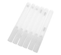 Homoyoyo Marcadores Rellenables Punta Redonda y Plana Cuerpo Transparente para Pintar y Dibujar, 6 Piezas Ideales para Uso en Laboratorio y Etiquetas DIY