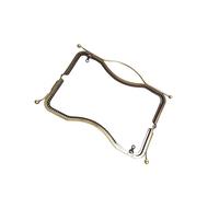 Homoyoyo Marco de Bolso 27 Cm Labio Relieve Bronce, Accesorio para Hacer Bolsos Diy, Cierre Metálico Seguro, Bricolaje Monedero Mujer, Manualidades Costura y Creación Artesanal