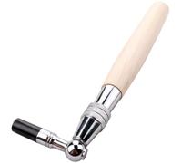 Homoyoyo Martillo de Afinación de Piano y Mango de Madera Beige Llave de Núcleo Octogonal, Acero Inoxidable Herramienta Cómoda y Fácil de Usar para Principiantes y Maestros