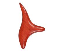 Homoyoyo Masajeador de Madera Tailandés Compacto y Ergonómico Herramienta de Masaje Manual para Manos y Pies Tres Puntas para Terapia de Puntos y Masaje Corporal Completo Resistente y