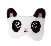 Homoyoyo Máscara de Ojos para Dormir Opaca con Diseño de Panda de Peluche Suave y Antifaz Bloqueador de Luz para Mujeres y Niñas para Descanso Reparador
