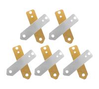 Homoyoyo Material para Experimentación Láminas de Cobre y Zinc 10 Piezas Herramientas para Aprendizaje de Física y Química en Primaria