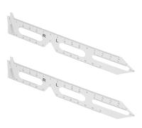 Homoyoyo Medidor de Distancia Pupilar Profesional 2 Piezas, Regla Ligera de Plástico para Medición Precisa en Salones de Belleza