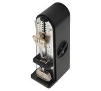 Homoyoyo Metrónomo Mecánico Negro Compacto para Guitarra, Violín y Piano, Metrónomo Preciso para Exámenes Musicales, Accesorio Portátil para Práctica de Ritmo