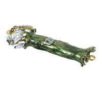 Homoyoyo Mezuzá para Puerta con Pergamino de Versículos Caja Decorativa Estilo Antiguo de Aleación Resistente Bendición Judía para Protección del Hogar y Decoración de Puertas Janucá