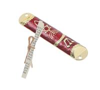 Homoyoyo Mezuzah Clásica de Metal con Pergamino Sagrado para Puerta Exterior Símbolo Judío de Bendición y Protección Decoración Religiosa para Hogar Regalo Mitzvá Tradicional