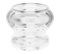 Homoyoyo Mini Acuario de Pecera de Escritorio 16 Cm Diámetro, Pecera Compacta Transparente de Plástico para Betta, Camarones y Plantas Acuáticas, Acuario Decorativo para Hogar y Oficina,