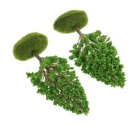 Homoyoyo Mini Juguetes De Árboles En Miniatura - 2 Piezas De Modelos De Pinos para Dioramas - Ferrocarriles y Paisajes DIY Crear Escenarios Detallados En Maquetas y