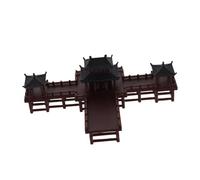 Homoyoyo Mini Pavilion Statue Aquarium Ornament Versatile Asian Zen Garden Decor Bonsai Micro Landscape Chinese Architecture Model