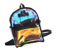 Homoyoyo Mochila Brillante Lentejuelas Láser Mochila Iridiscente Multifuncional Moderna para Estudiantes para Uso Diario y Viajes Exteriores