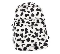 Homoyoyo Mochila Escolar Estampado De Vaca Mochila De Peluche para Niña De Almacenamiento para Uso Diario La Escuela