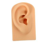 Homoyoyo Modelo de Oreja de Silicona Realista Derecha Flexible y Suave para Práctica de Piercing Soporte de Exhibición de Joyas para Entrenamiento y Mostrar Accesorios