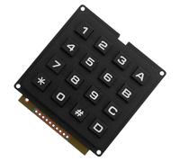 Homoyoyo Módulo de Teclado para Microcontrolador 4x4 16 Teclas Industrial Compacto Funcional para Sistemas de Control Interruptores de Botón Azul