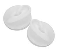 Homoyoyo Molde de Oreja Anatómico de Silicona para Perforación de Orejas y Demostración de Técnicas de Limpieza Auditiva 2 Piezas