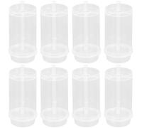 Homoyoyo Molde Para Pastel Redondo 30 Piezas De Pp Transparente Resistente Para Repostería Diy, Empuje Fácil, Apto Para Cumpleaños y Fiestas, Kit De Moldes Para Tartas Push up