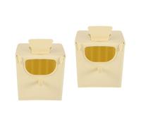 Homoyoyo Nido De Pájaro Colgante para - Casa De Cría De Loros De Plástico - Jaula para Periquitos y Agapornis 2 Piezas Ideal para Cacatúas y Conures