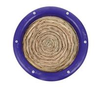 Homoyoyo Nido de Pájaro Tejido a Mano y Cama para Pájaros Material de Hierba Oleosa y Plástico Tamaño Estándar para Jaulas Pequeños Adecuado para Canarios y Loros Pequeños Color Aleatorio