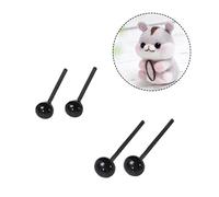 Homoyoyo Ojos De Seguridad Amigurumi De Plástico Para Muñecos De Peluche - 50 Pares De 2 Mm - Perfectos Para Manualidades y Proyectos De Costura