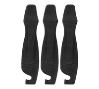 Homoyoyo Palanca para Neumáticos de Ciclismo 3 Piezas de Nailon Negro, Desmontador Portátil para Reparación de Bicicletas de Montaña y Motos, Herramienta Ligera para Mantenimiento