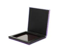 Homoyoyo Paletas de Maquillaje Magnéticas Vacías 1 Unidad Tamaño Pequeño 10x10x1.4 Cm Diseño Textura de Escamas Cambio de Color Portátil para Uso Profesional y Viajes