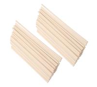 Homoyoyo Palitos de Madera sin Tratar para Manualidades 150 Piezas Varillas Redondas de Madera Natural 300X5 MM Palitos Lisos para DIY Proyectos Creativos y Decoración Artesanal