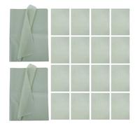 Homoyoyo Papel de Seda Verde Salvia 50X35 CM 100 Hojas para Envolver Regalos Manualidades y Ramos de Flores Papel para Envolver Navidad y Decoración Artesanal