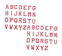 Homoyoyo Parche De Letras Adhesivas Bordadas Para Ropa - Set De 52 Piezas - Perfectas Para Personalizar Camisetas y Accesorios