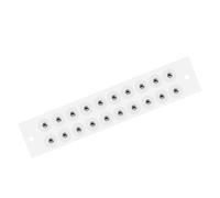 Homoyoyo Parches de Acupresión Auricular Transparentes Cristal, 1 Hoja Semillas para Masaje y Alivio del Estrés en Orejas, Kit Desechable para Terapia y Relajación en Salud y Bienestar