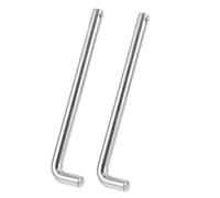 Homoyoyo Pasador para Máquinas de Gimnasio en Forma de L M10 X 135 Mm, 2 Piezas de Acero Sólido, Accesorio para Selector de Peso, Repuesto para Pilas de Pesas en Equipos de Fitness