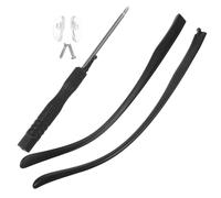 Homoyoyo Patillas de Gafas de Metal Negro Repuesto Ligero y Cómodo Fácil Instalación para Reparación de Anteojos Paquete de Accesorio Resistente para Tiendas y Uso Personal