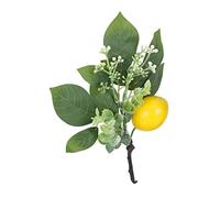 Homoyoyo Pechos de limón simulados interior falso flores realista plantas artificiales decoración del hogar de imitación ramo de arreglos el plastico Yellow Color Aleatorio
