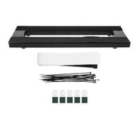 Homoyoyo Pedalera para Guitarra Eléctrica Soporte de Efectos Negro Pequeño Resistente Antioxidante Práctico para Uso en Escenario y Práctica Musical Accesorios para Guitarra