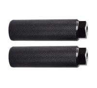 Homoyoyo Pedales de Bicicleta Eje Trasero Negro, Par de Palancas Reposapiés Largas Agujeros Grandes, Accesorio Resistente para Bicicleta de Montaña y Uso Exterior