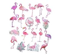 Homoyoyo Pegatina 19 Pcs/Pack Etiqueta Engomada Flamenco Teléfono Celular Pegatinas De Animales Lindos Pegatinas Decorativas Etiqueta Ordenador Portátil Chica Pegatinas para Niños